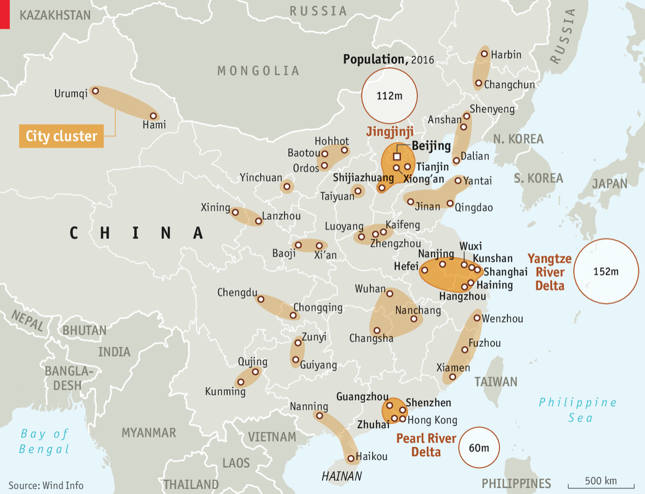 The Chinese government's new urban cluster plan