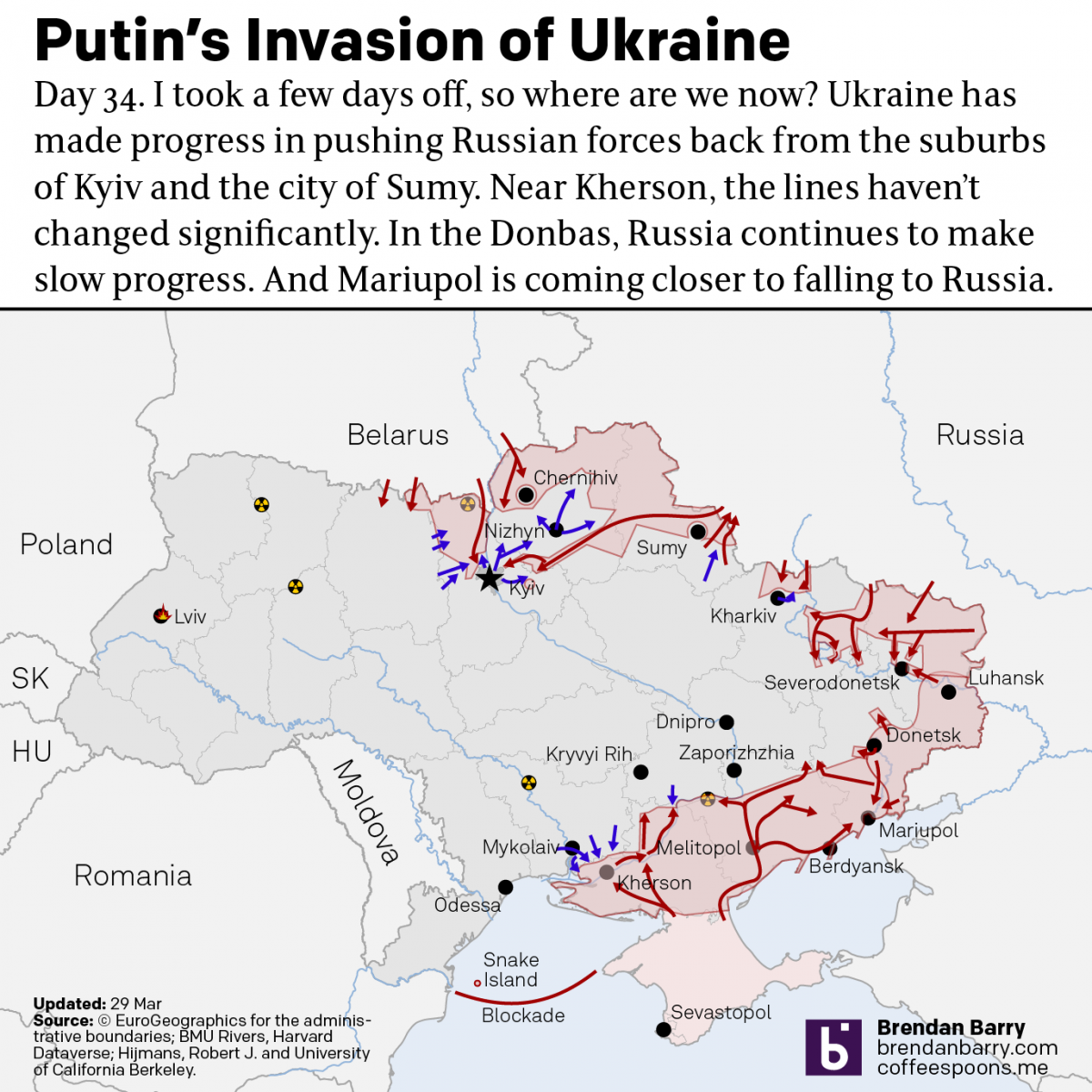 Russo-Ukrainian War Update: 29 March
